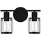 Quoizel Isla Bath 2 Lights Matte Black PCILA8612MBK - alternate 2